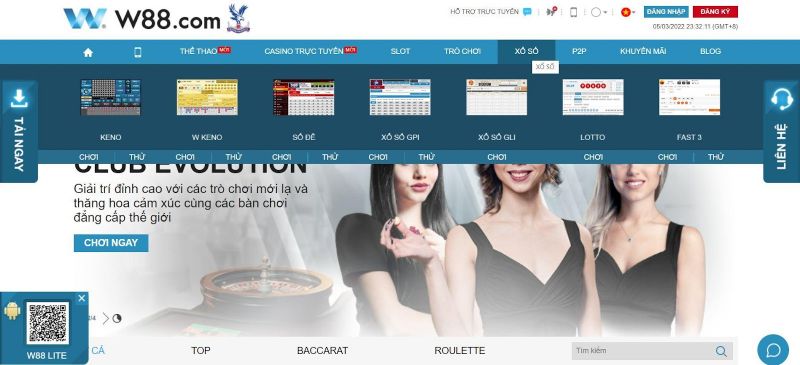 xổ số online w88