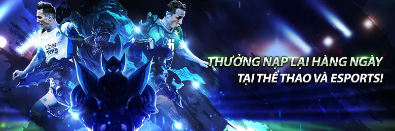 JBO tặng thưởng nạp lại mỗi ngày khi chơi tại eSports và Thể thao